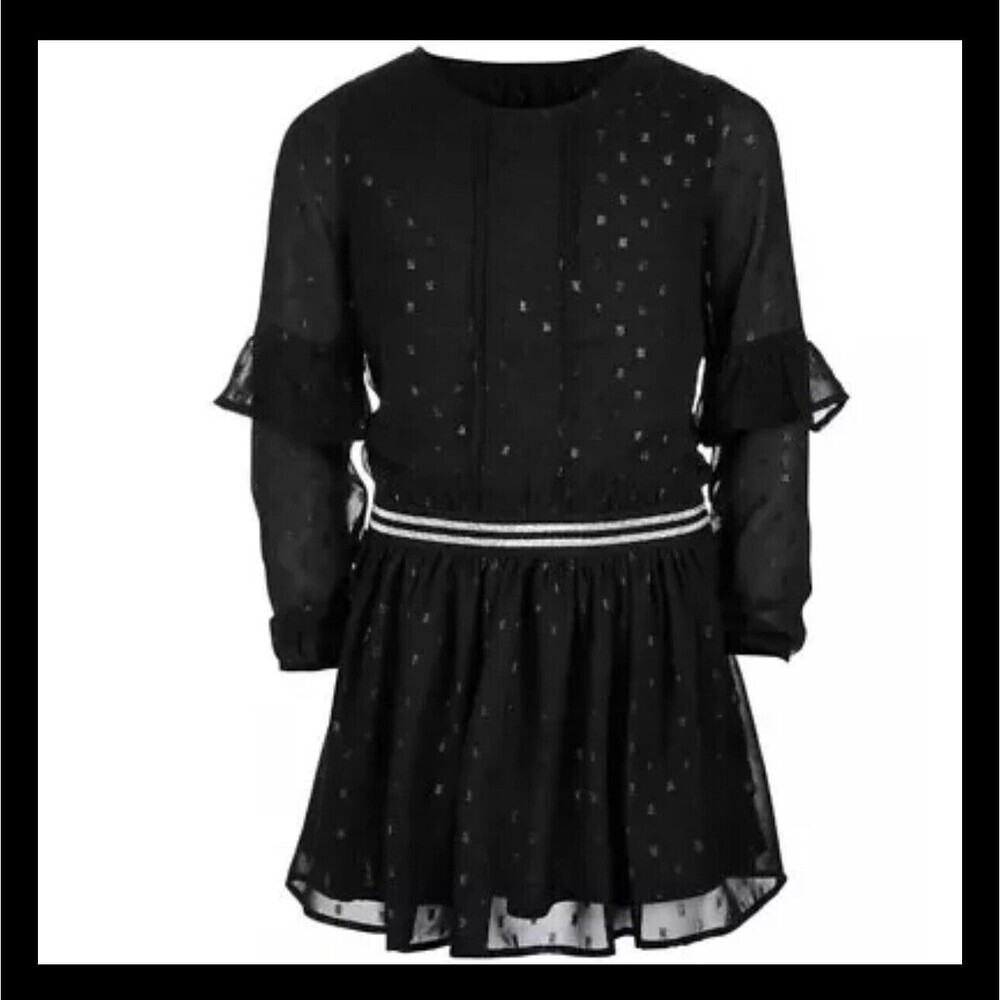 Epic Threads Girls Dress Drop Waist Black Dress Xl 14-16 Macy’s Gift Future bri